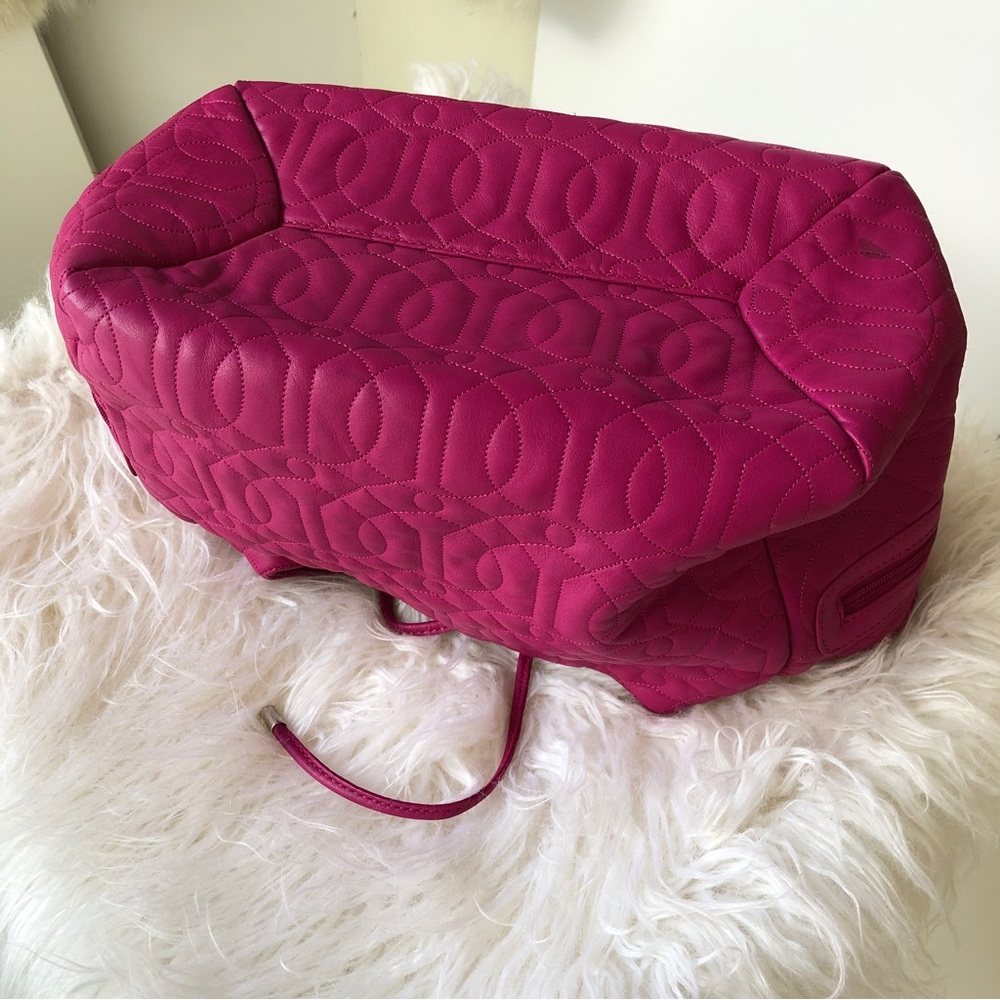 Donald Pliner Quilted Leather Handbag - Picture 5 of 15
